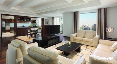 محوطه نشیمن آپارتمان پنت هاوس