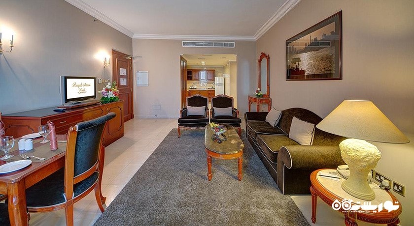 محوطه نشیمن سوئیت دوخوابه