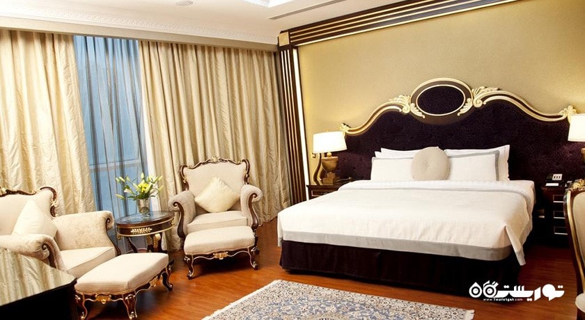نمای تخت بزرگ سوئیت دو خوابه