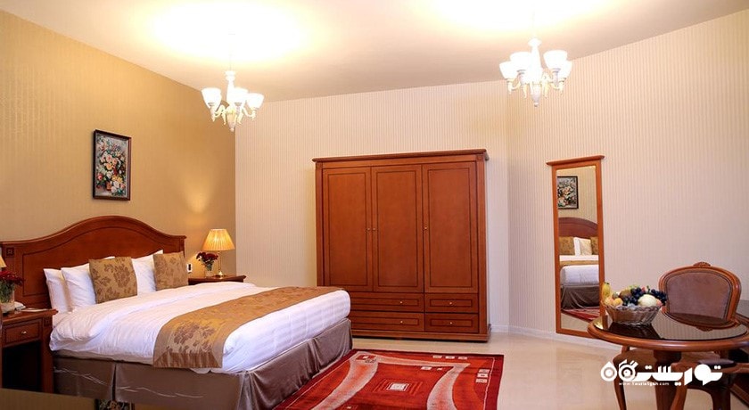 نمای تخت بزرگ آپارتمان سه خوابه