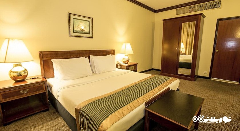 نمای تخت بزرگ سوئیت لاکچری