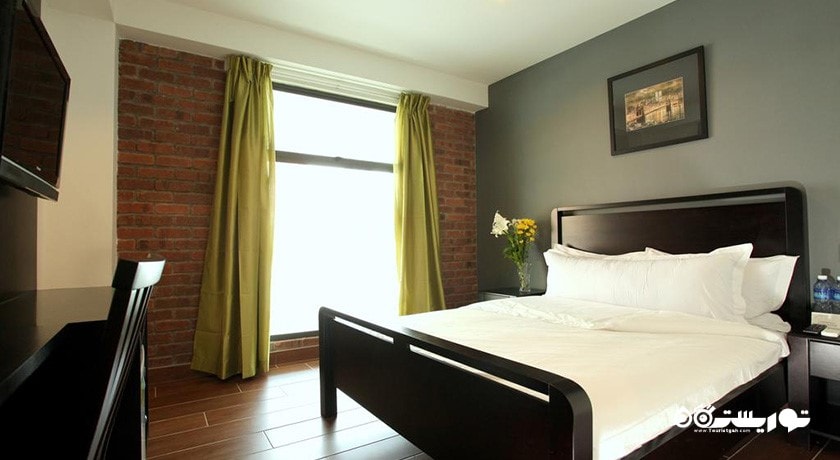 نمای تخت بزرگ اتاق سوپریور