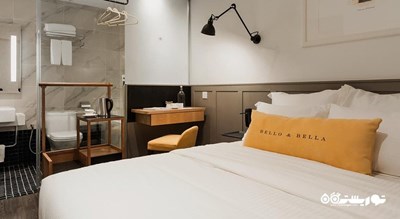 نمای تخت بزرگ اتاق دلوکس