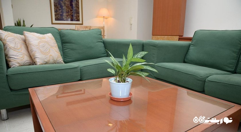 محوطه نشیمن آپارتمان دوخوابه سوپریور