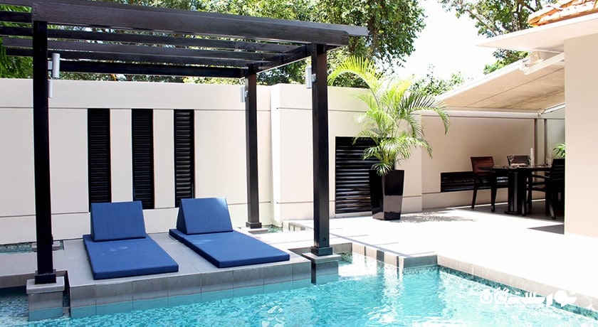 استخر اختصاصی ویلا یک خوابه