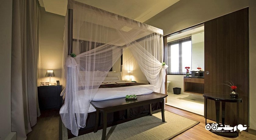 نمای تخت بزرگ سوئیت یک خوابه