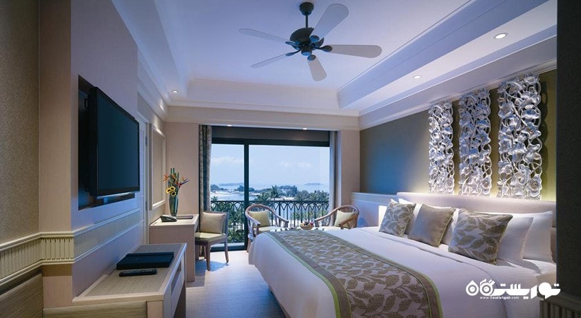 نمای تخت بزرگ اتاق پانارومیک