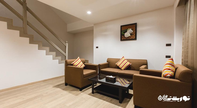 محوطه نشیمن سوئیت دوبلکس