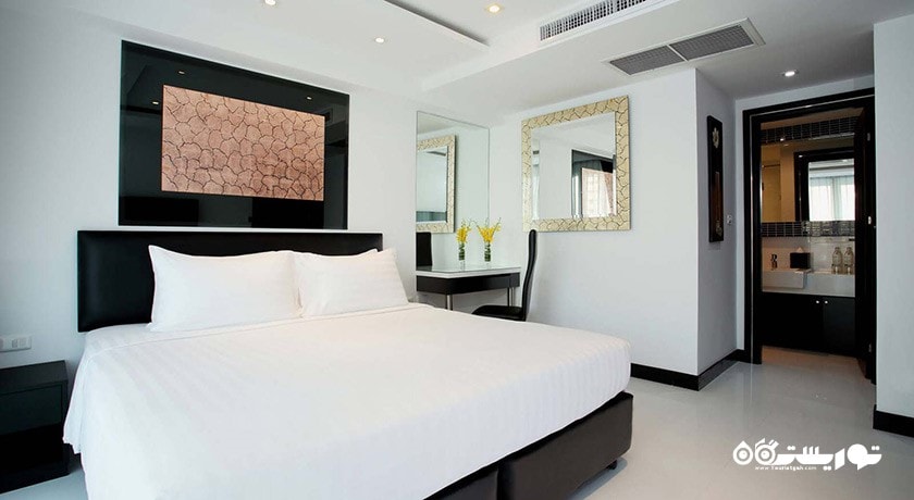 نمای تخت بزرگ سوئیت یک خوابه