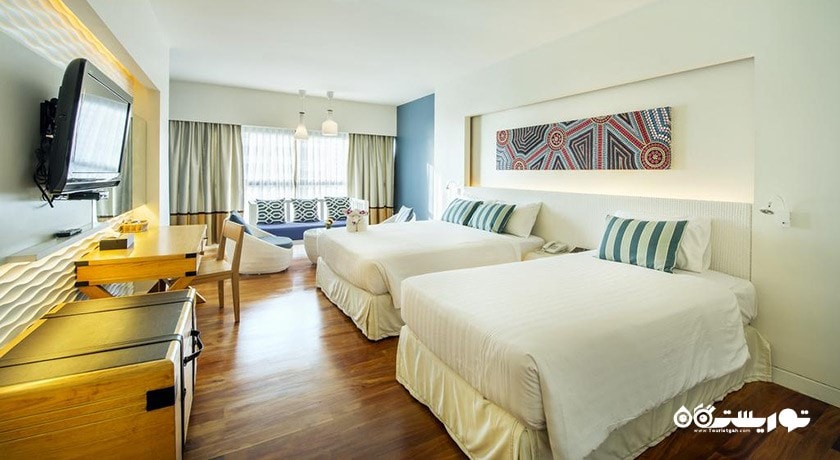 تخت های توئین اتاق دلوکس