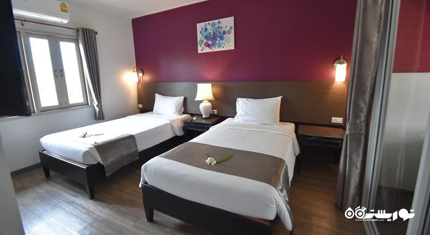 نمای تخت های توئین سوئیت دوخوابه
