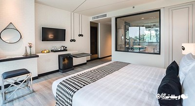 نمای تخت بزرگ اتاق دلوکس