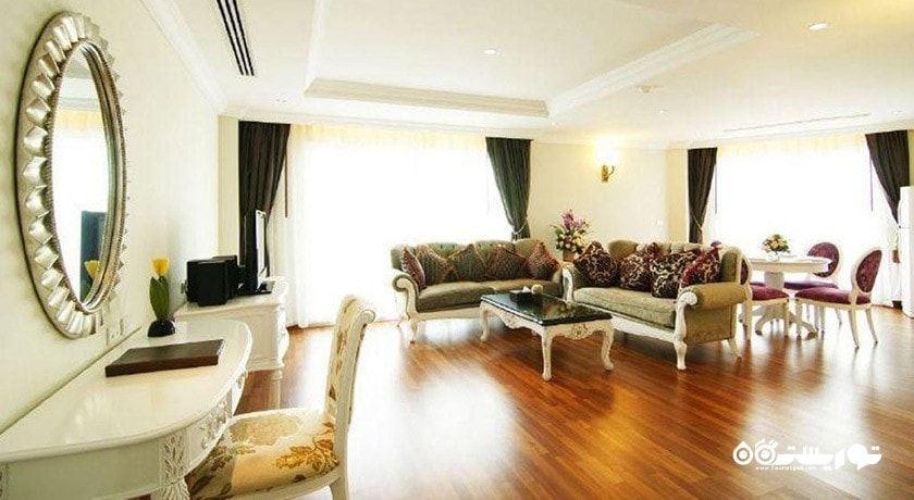 محوطه نشیمن سوئیت یک خوابه