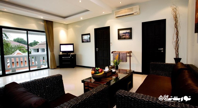 محوطه نشیمن سوئیت دلوکس