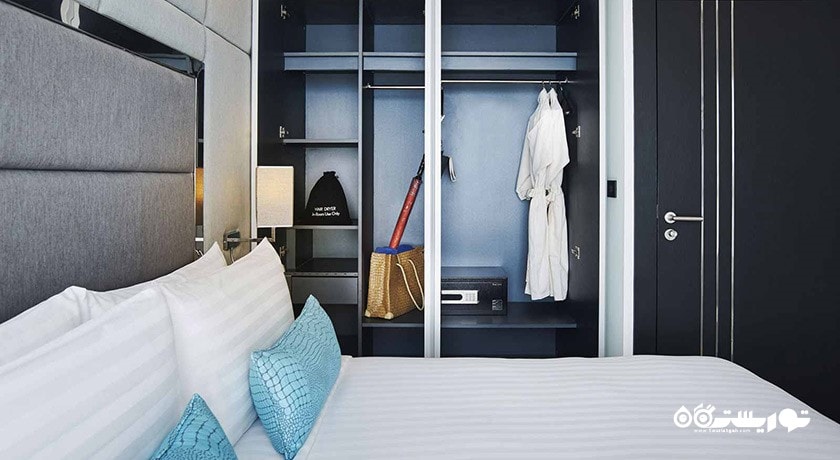 نمای تخت بزرگ سوئیت یک خوابه