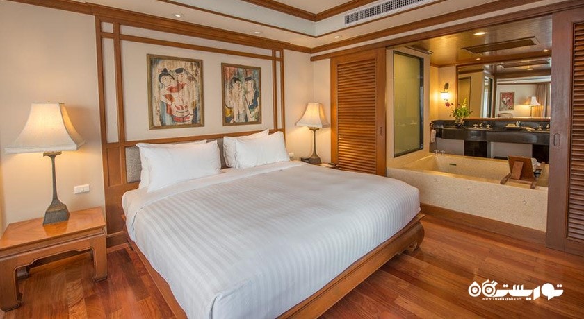 نمای تخت بزرگ سوئیت یک خوابه