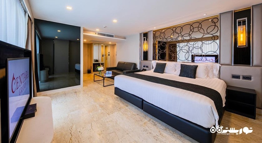 تخت بزرگ اتاق پرمیر دلوکس