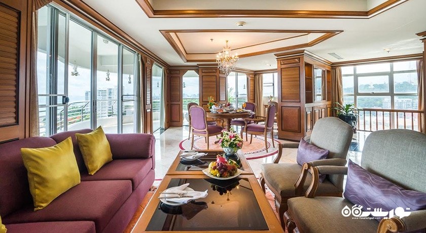 محوطه نشیمن سوئیت یک خوابه