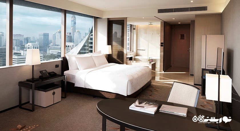 نمای تخت بزرگ اتاق دلوکس کرنر