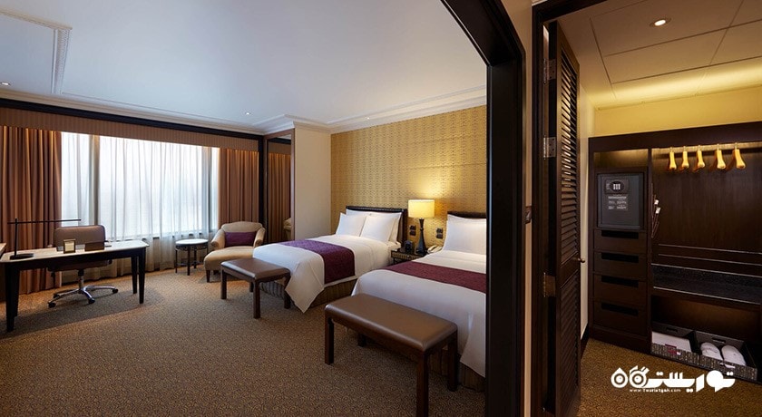 تخت های توئین اتاق لاکچری