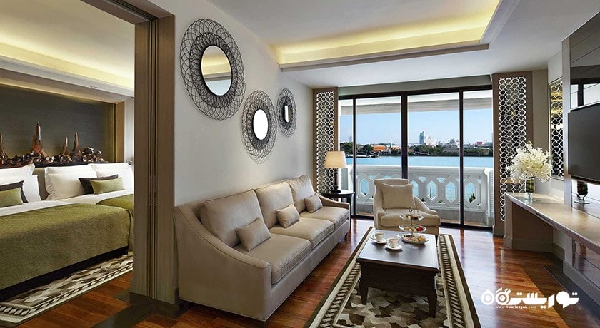 محوطه نشیمن سوئیت دوخوابه