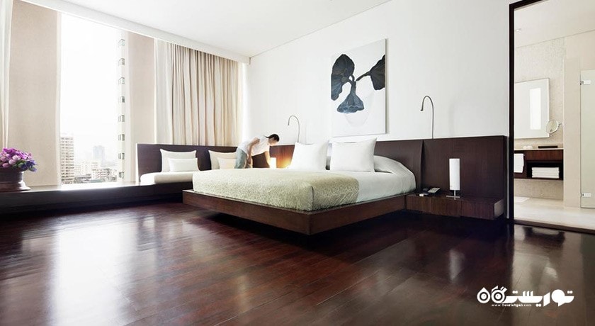نمای تخت بزرگ سوئیت پنت هاوس
