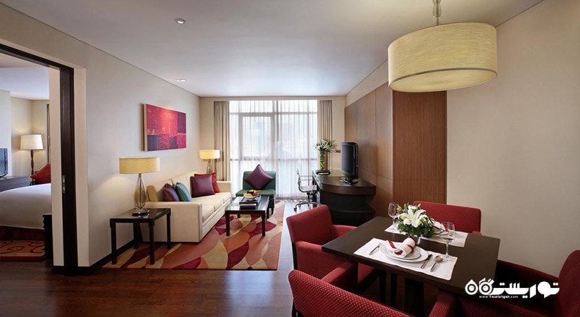 محوطه نشیمن سوئیت یک خوابه