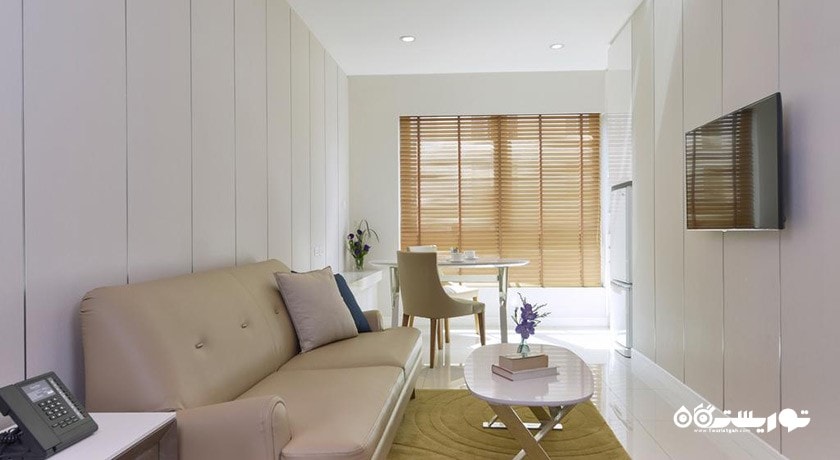 محوطه نشیمن سوئیت یک خوابه