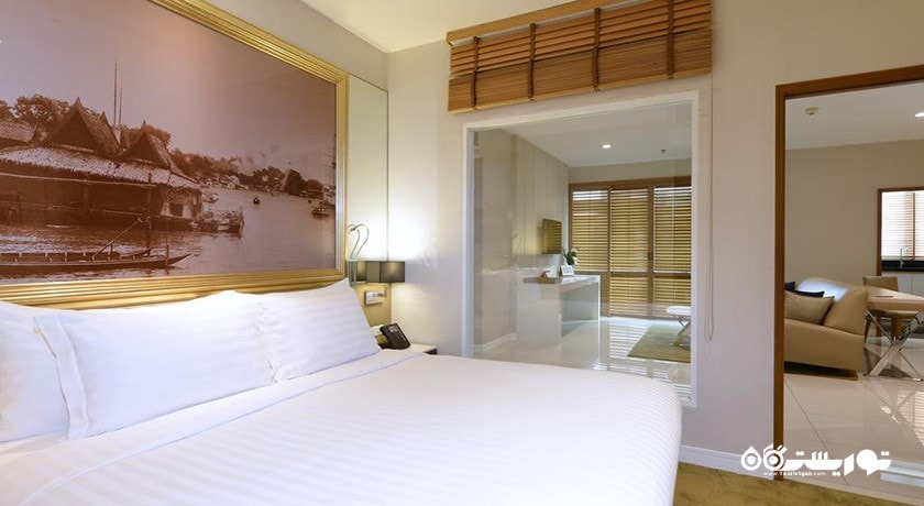 نمای تخت بزرگ سوئیت سه خوابه