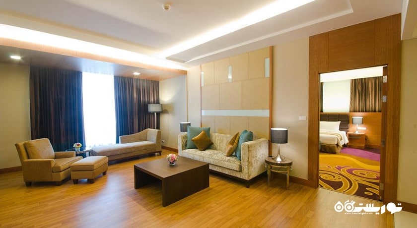 محوطه نشیمن سوئیت دلوکس