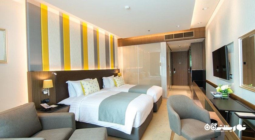 تخت های توئین اتاق دلوکس