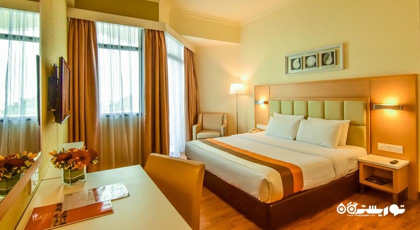 نمای تخت بزرگ اتاق سوپریور