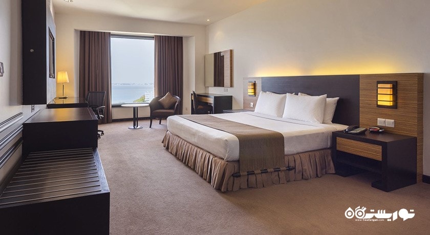 نمای تخت بزرگ اتاق دلوکس