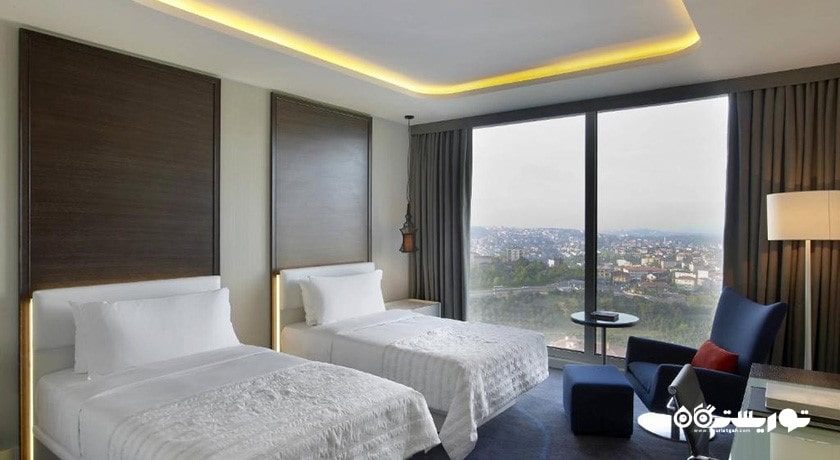 تخت های توئین اتاق دلوکس