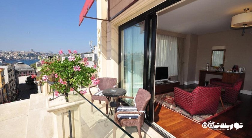 چشم انداز تراس اتاق دلوکس