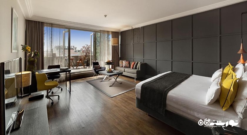 نمای تخت بزرگ سوئیت تراس