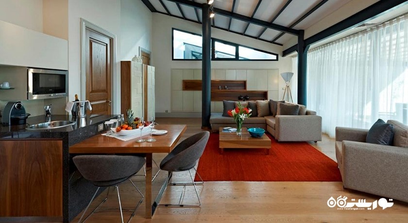 محوطه نشیمن سوئیت لاکچری