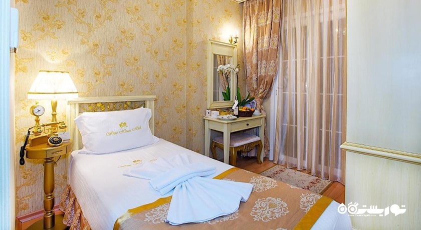 نمای تخت تکی اتاق سینگل