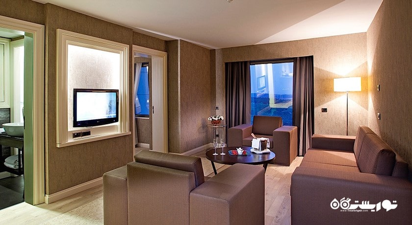 محوطه نشیمن سوئیت لاکچری