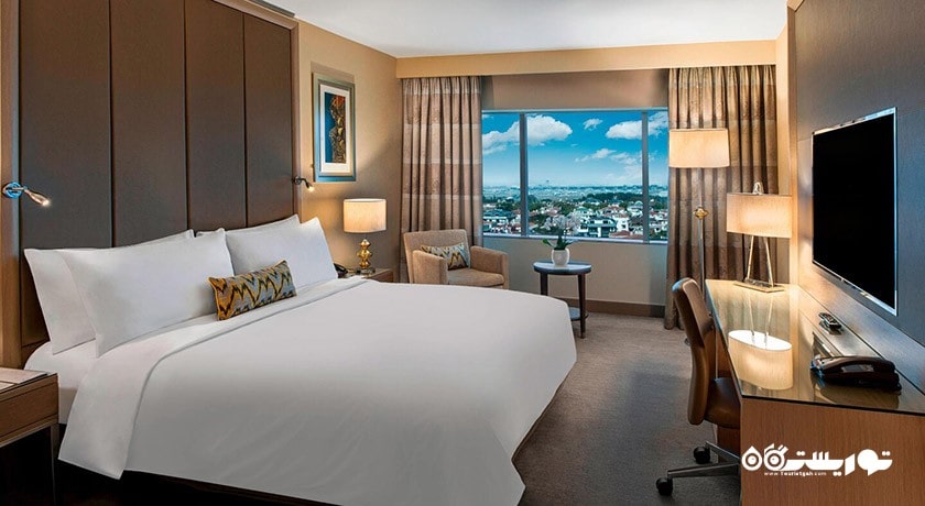 نمای تخت بزرگ اتاق اگزکیوتیو