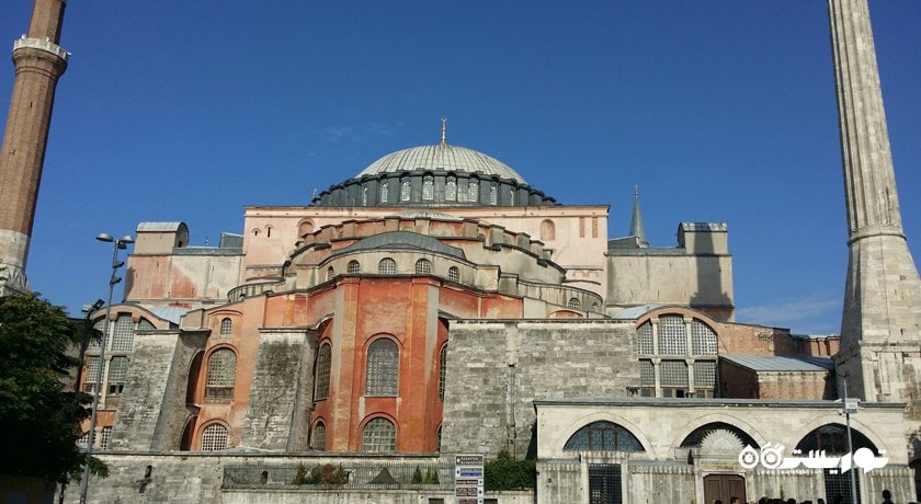 موزه ایاصوفیه شهر ترکیه کشور استانبول