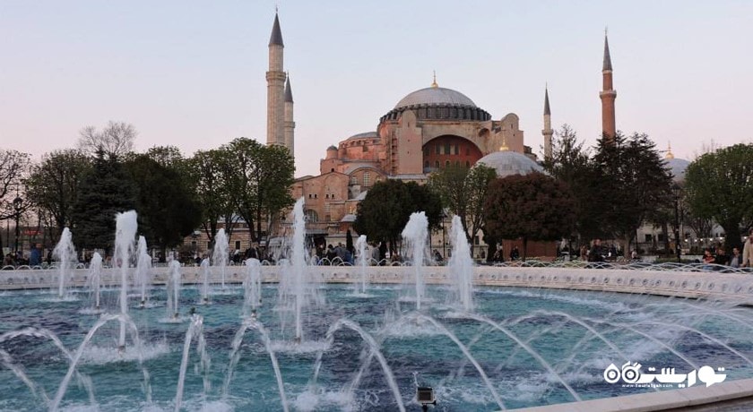  میدان سلطان احمت شهر ترکیه کشور استانبول