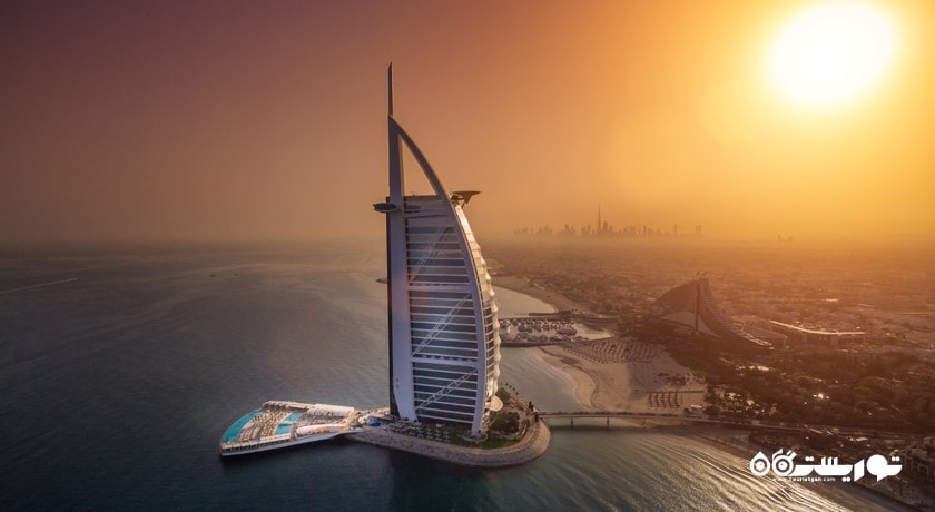  برج العرب شهر امارات متحده عربی کشور دبی