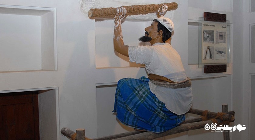  موزه معماری سنتی شهر امارات متحده عربی کشور دبی