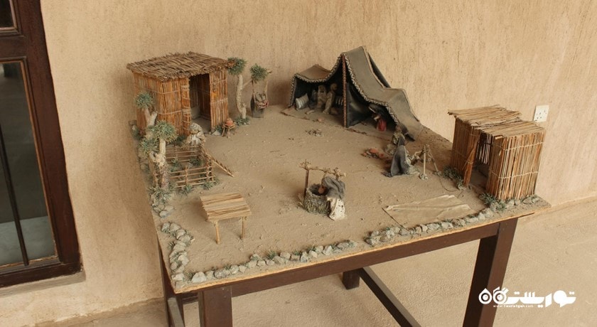  موزه معماری سنتی شهر امارات متحده عربی کشور دبی