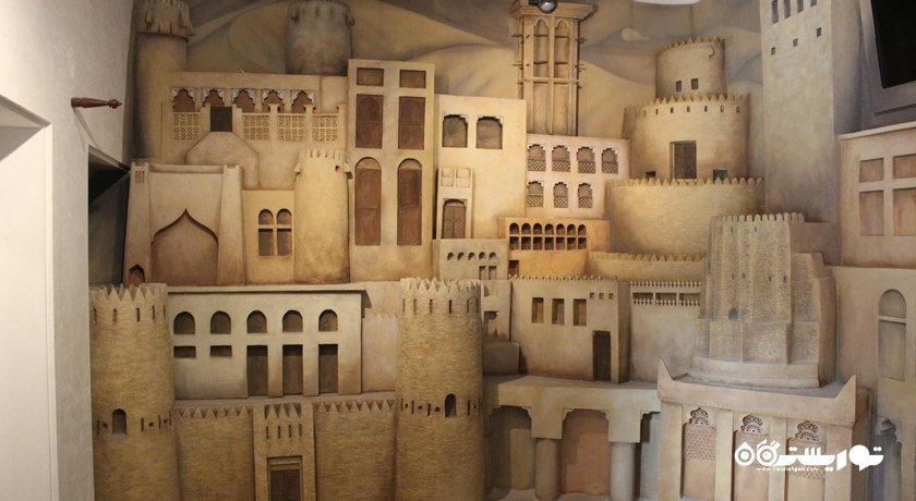  موزه معماری سنتی شهر امارات متحده عربی کشور دبی