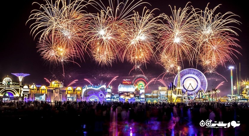 سرگرمی گلوبال ویلیج شهر امارات متحده عربی کشور دبی