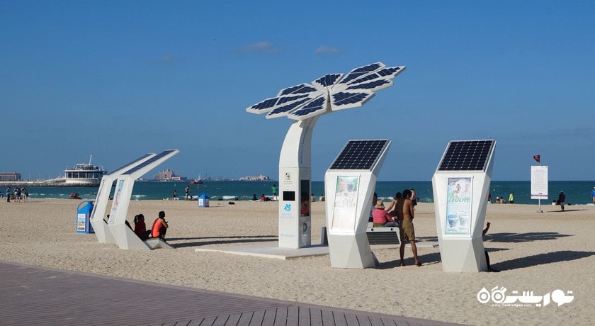 سرگرمی سان ست بیچ شهر امارات متحده عربی کشور دبی