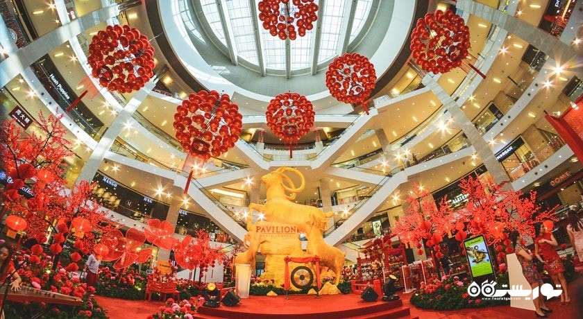 مرکز خرید پاویلیون کی ال شهر مالزی کشور کوالالامپور