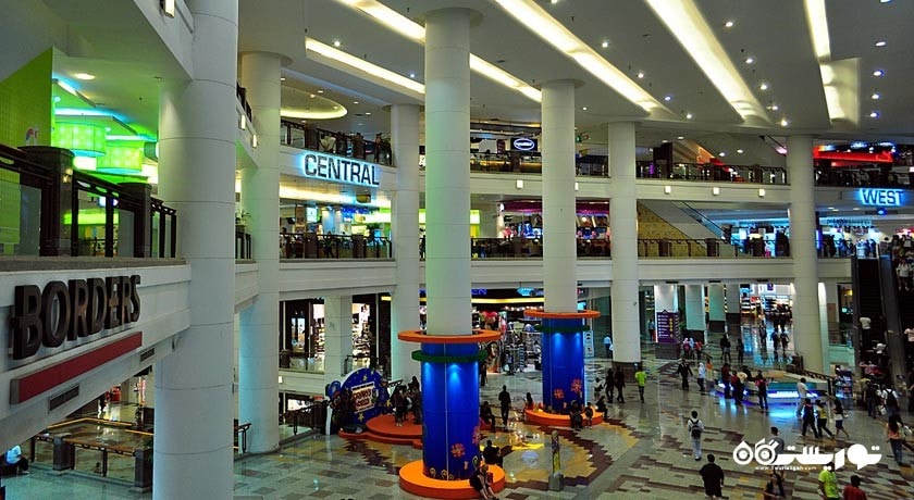 مرکز خرید برجیا تایمز اسکوئر شهر مالزی کشور کوالالامپور